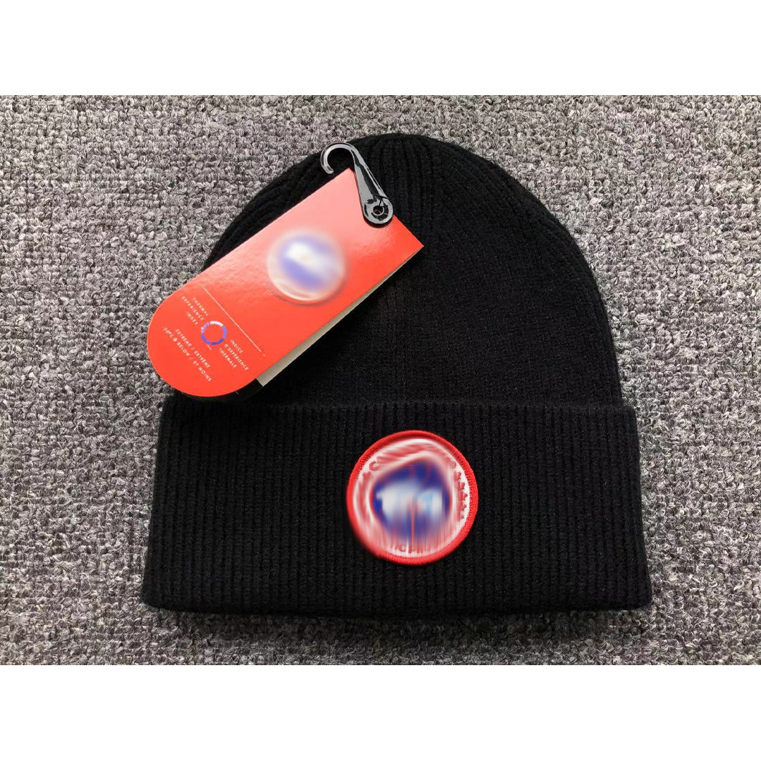 Men's 'GOOSE' Black Beanie