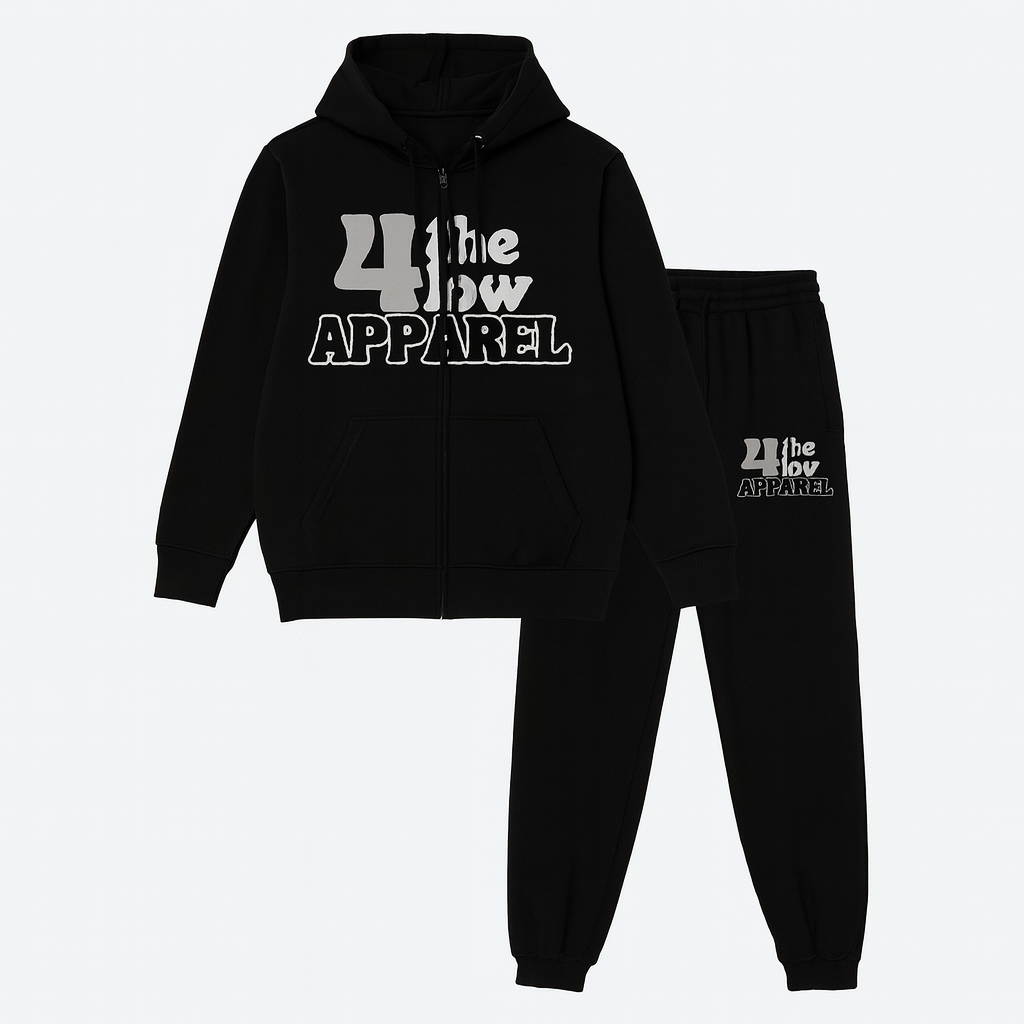 4 THE LOW - TRACKSUIT - BLACK
