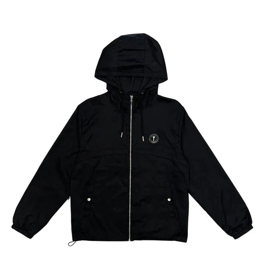 Men's 'TSTAR' Black Windbreaker Jacket