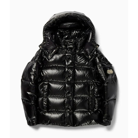 Men's 'MNCLR' Maya 70th Anniversary Black Puffer Jacket
