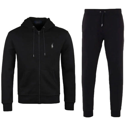 Men's 'Polo' Black Tracksuit