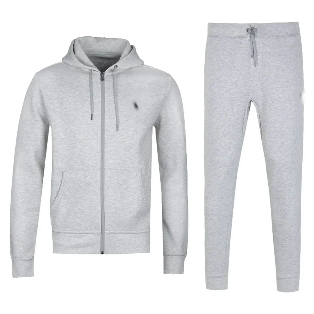Men's 'POLO' Grey Tracksuit