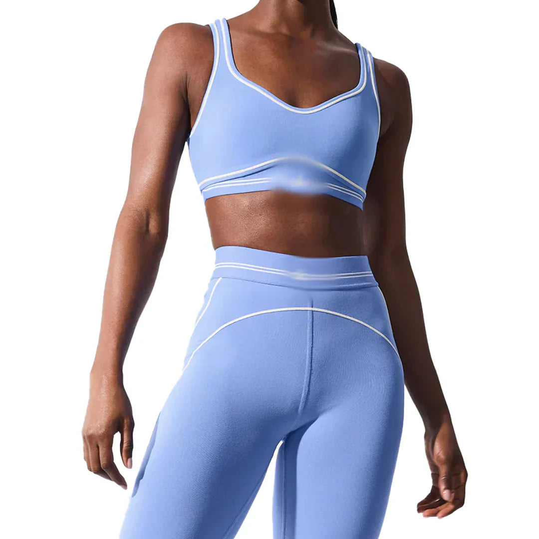 Women's 'AL' Set Light Blue