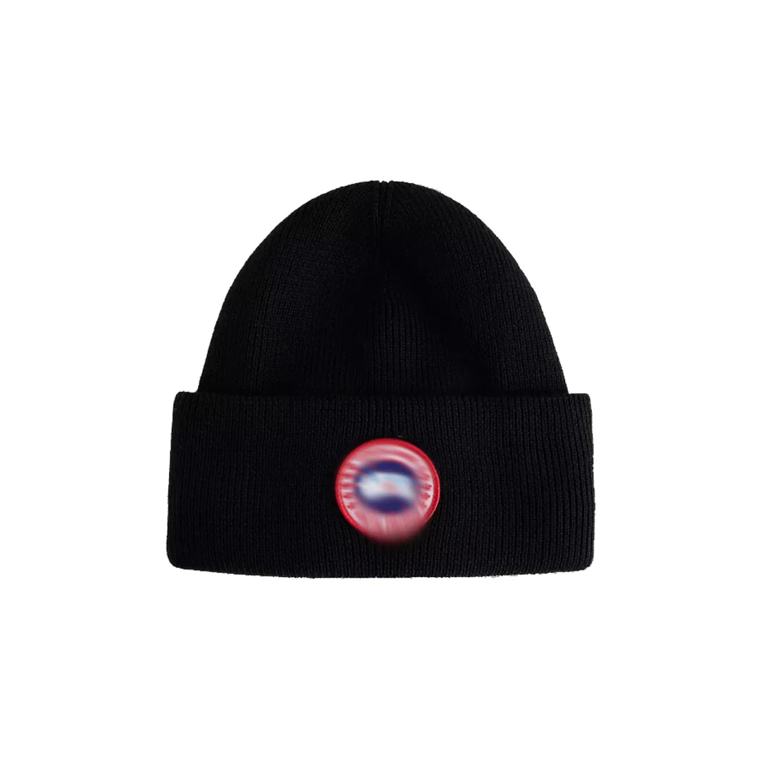 Men's 'GOOSE' Black Beanie
