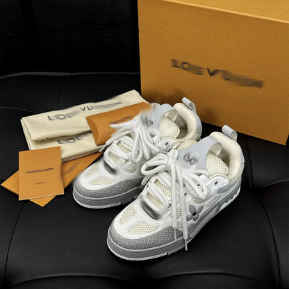 Men's 'VL SKATE' Grey/White Shoes