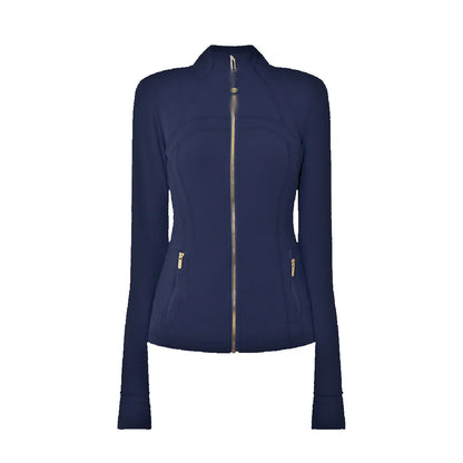 Women's 'LL' Define Jacket Navy Gold Zip