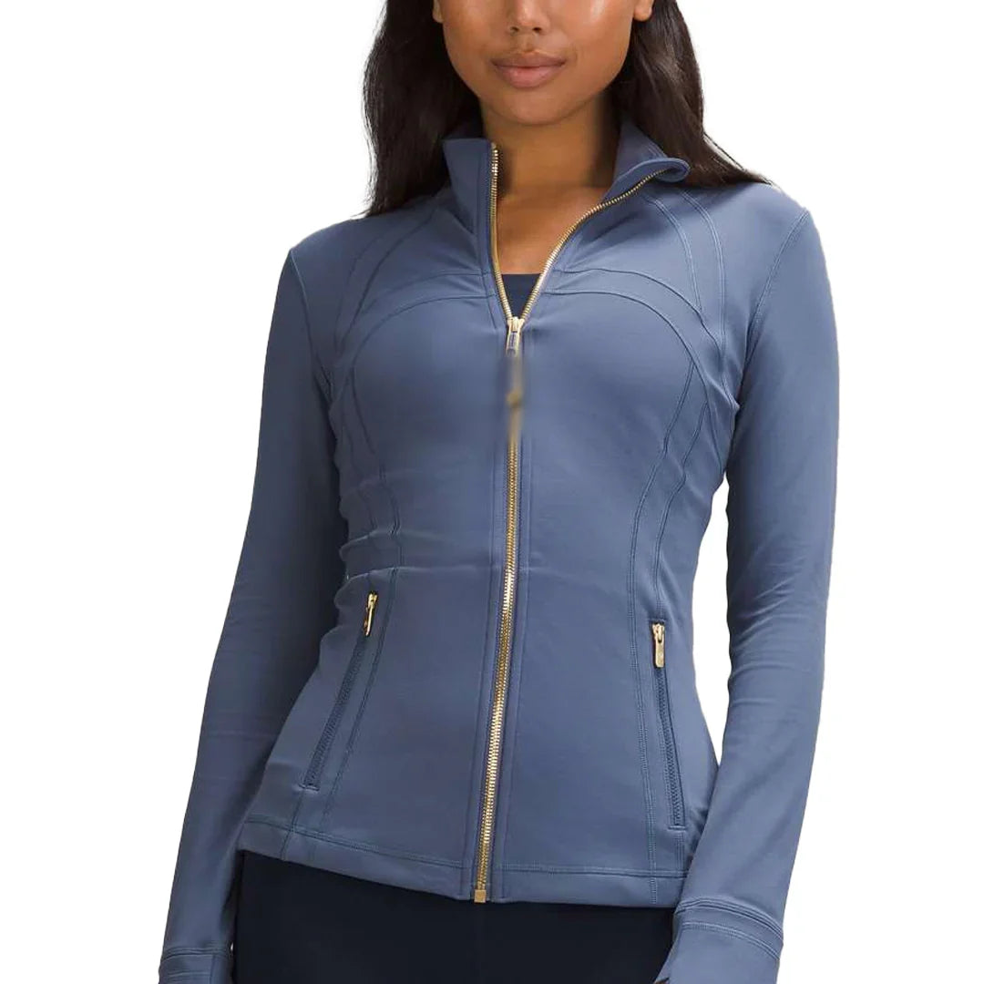 Women's 'LL' Define Jacket Blue/Gold Zip