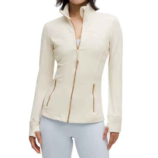 Women's 'LL' Define Jacket White/Gold
