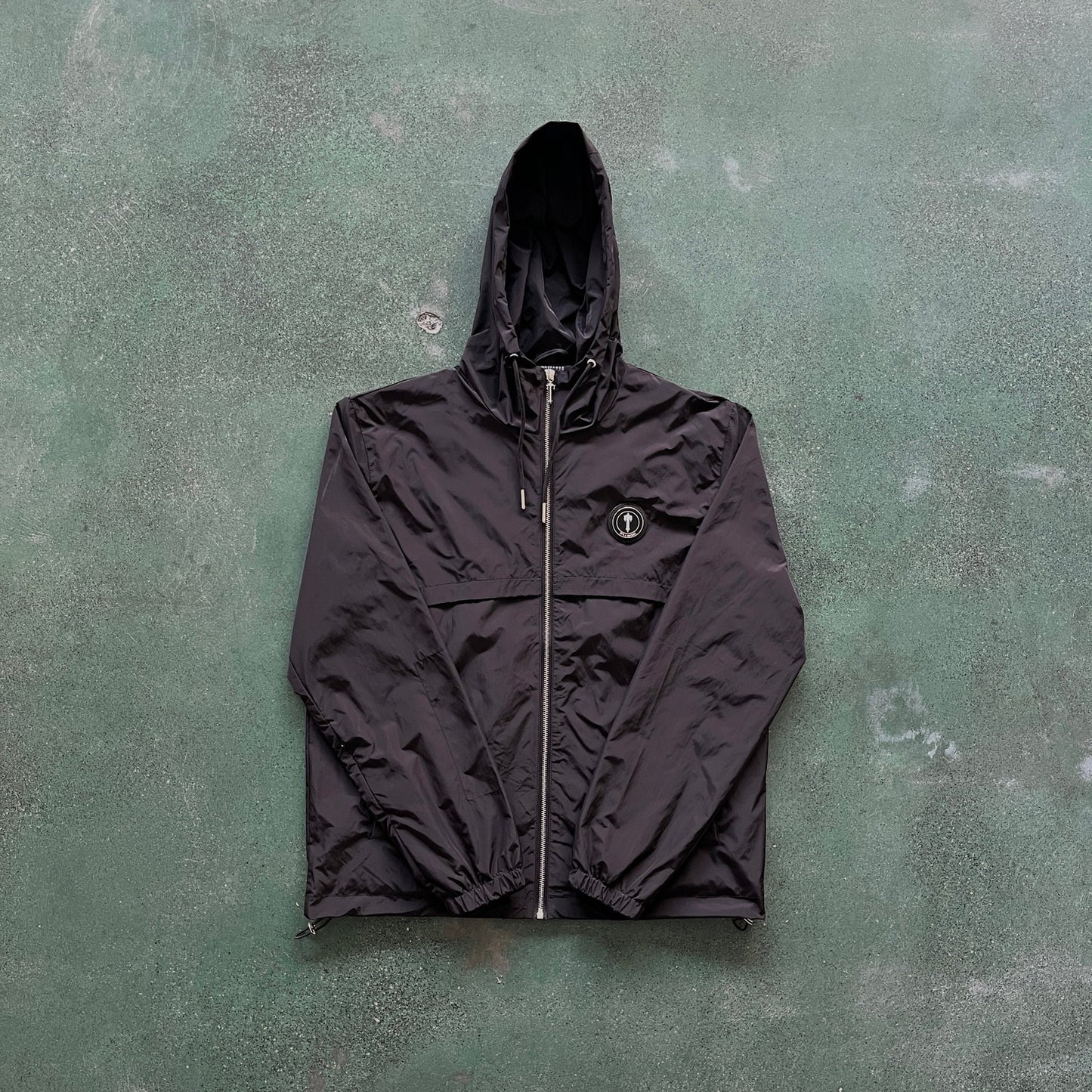 Men's 'TSTAR' Black Windbreaker Jacket