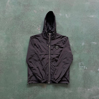 Men's 'TSTAR' Black Windbreaker Jacket