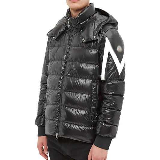 Men's 'MNCLR' Crydle Black Puffer Jacket